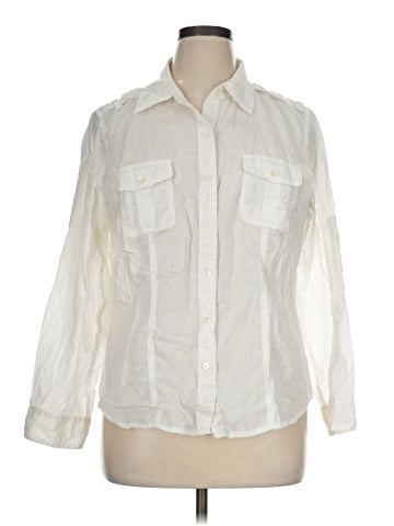 Liz Claiborne Long Sleeve Button-Down Shirt (view 1)