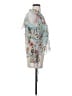 Alice + Olivia 100% Silk Teal Kimono Size S - photo 4