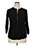 Anne Klein Black 3/4 Sleeve Top Size 1X - photo 1