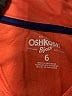 OshKosh B'gosh 100% Cotton Orange Short Sleeve Top Size 6 - photo 6