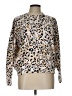 Sage Collective Animal Print Gold Pullover Sweater Size L - photo 1