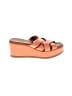 Caslon 100% Leather Orange Wedges Size 7 - photo 1