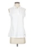 Nike 100% Polyester White Sleeveless Polo Size S - photo 1