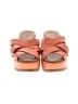 Caslon 100% Leather Orange Wedges Size 7 - photo 2