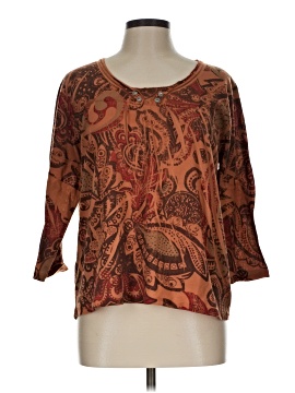 Jane Ashley 3/4 Sleeve Blouse