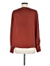 Express 100% Polyester Burgundy Long Sleeve Blouse Size M - photo 2