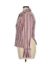 Etcetera Stripes Pink Long Sleeve Blouse Size 14 - photo 5