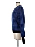 Lularoe Houndstooth Blue Pullover Sweater Size M - photo 5