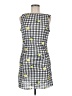 ASOS Design Checkered-gingham Gray Casual Dress Size 8 - photo 1