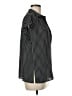 Max Studio 100% Polyester Houndstooth Black Short Sleeve Blouse Size M - photo 4