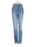 Express Graphic Blue Jeans Size 2R - photo 1