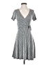 Caution to the Wind Chevron-herringbone Silver Casual Dress Size XS (estimated) - photo 1