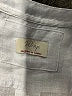 Wrap 100% Linen Gray 3/4 Sleeve Blouse Size 10 - photo 7