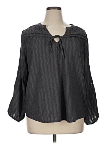 Maurices 3/4 Sleeve Blouse (view 1)
