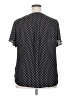 Torrid 100% Polyester Black Short Sleeve Blouse Size 2X Plus (2) - photo 2