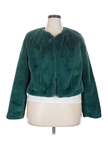 ELOQUII Faux Fur Jacket (view 1)