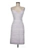 Tocca Argyle Aztec Or Tribal Print Color Block Graphic Stripes Purple Gray Cocktail Dress Size 6 - photo 1