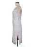 Tocca Argyle Aztec Or Tribal Print Color Block Graphic Stripes Purple Gray Cocktail Dress Size 6 - photo 5