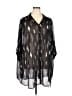 Torrid Black 3/4 Sleeve Blouse Size 5X Plus (6) - photo 1