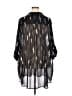 Torrid Black 3/4 Sleeve Blouse Size 5X Plus (6) - photo 2