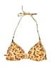 Unbranded Floral Yellow Swimsuit Top Size L - photo 1