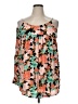 O'Neill 100% Viscose Orange 3/4 Sleeve Blouse Size XL - photo 1