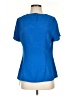 Ted Baker London 100% Polyester Blue Short Sleeve Polo Size 4 (1) - photo 1