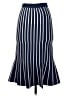 MICHAEL Michael Kors Stripes Blue Formal Skirt Size S - photo 2