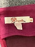 Aryeh Solid Burgundy Formal Skirt Size S - photo 4