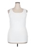 Frank Lyman Design White Tank Top Size 18 - photo 1