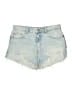 Zara Blue Denim Shorts Size 12 - photo 1
