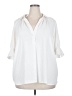 Max Studio 100% Polyester Ivory 3/4 Sleeve Blouse Size 2X - photo 1