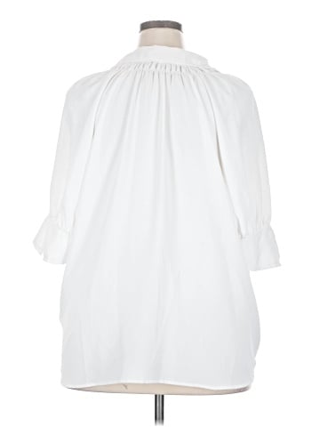 Max Studio 3/4 Sleeve Blouse (view 2)