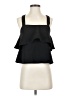 Madewell Black Texture &amp; Thread Tiered Tank Top Size XS - photo 1