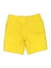 Nanette Lepore 100% Cotton Chevron-herringbone Yellow Shorts Size 8 - photo 2