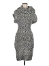 Sequin Hearts Tweed Gray Casual Dress Size M - photo 1