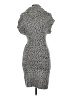 Sequin Hearts Tweed Gray Casual Dress Size M - photo 2
