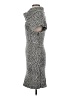 Sequin Hearts Tweed Gray Casual Dress Size M - photo 5