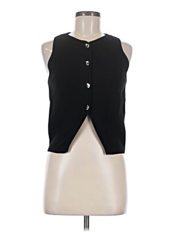 Zara Sleeveless Button-Down Shirt (view 1)