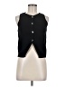 Zara Black Sleeveless Button-Down Shirt Size M - photo 1