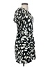 Shein 100% Polyester Graphic Black Cocktail Dress Size 4 - photo 4
