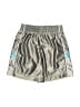 Nike 100% Polyester Metallic Silver Athletic Shorts Size 2T - photo 1