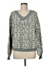 Listicle Animal Print Green Teal Pullover Sweater Size M - photo 1