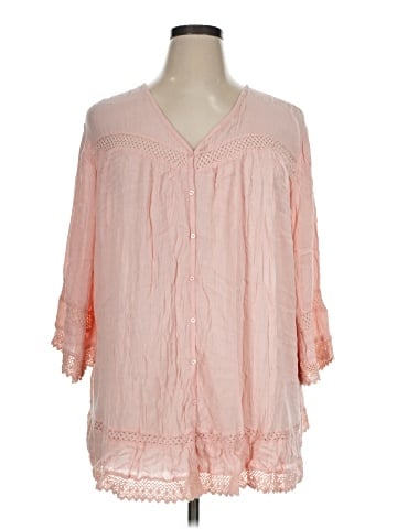 Karen Kane 3/4 Sleeve Blouse (view 1)