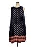 Nine Britton Paisley Blue Casual Dress Size 1X - photo 1
