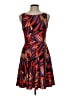ICE Graphic Red Cocktail Dress Size L - photo 1