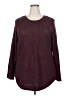Lety & Me Burgundy Pullover Sweater Size 2X - photo 1