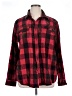 Black Sheep 100% Cotton Plaid Red Long Sleeve Button-Down Shirt Size XL - photo 1