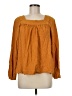 Universal Thread 100% Rayon Orange Long Sleeve Blouse Size M - photo 1