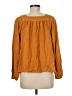 Universal Thread 100% Rayon Orange Long Sleeve Blouse Size M - photo 2